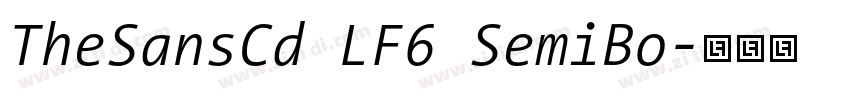 TheSansCd LF6 SemiBo字体转换